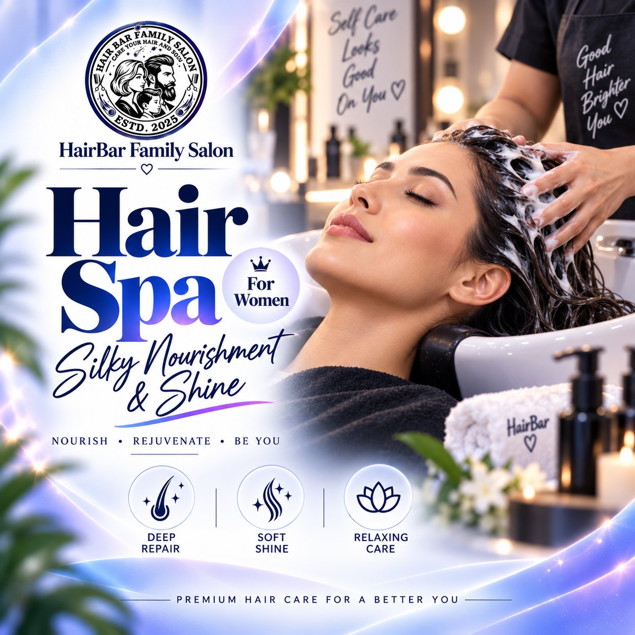 Hair Spa (Depend on Leanth)